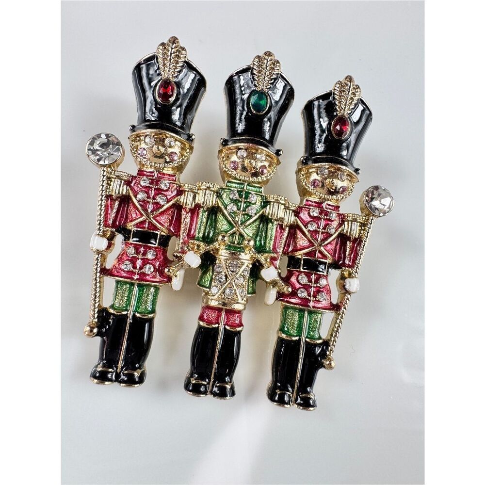Napier ChristmasโNutcracker Brooch
